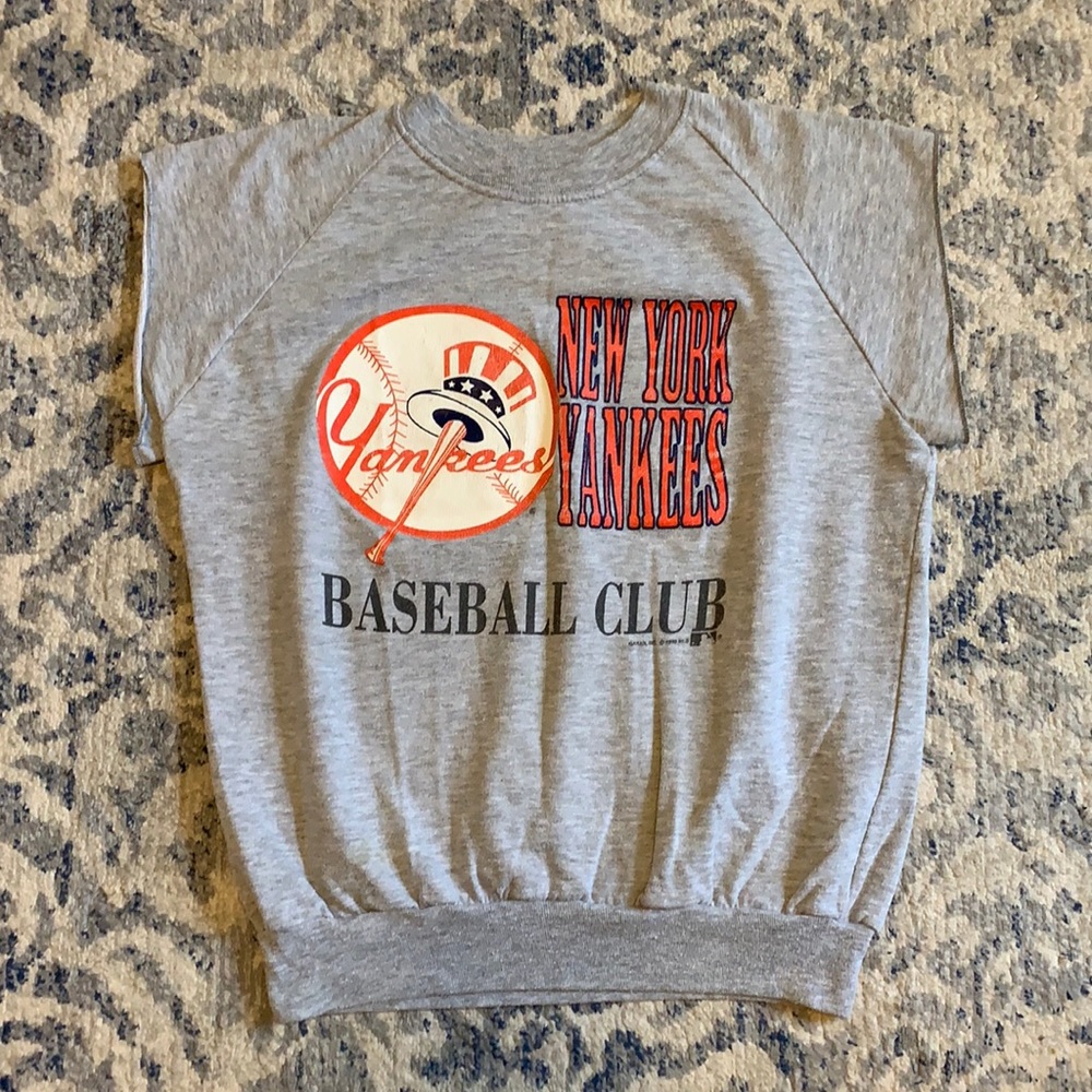 New York Yankees Vintage cut sleeve shirt RARE